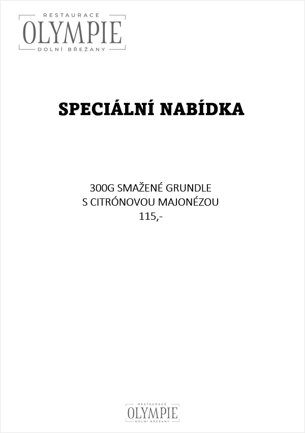 Speciální nabídka