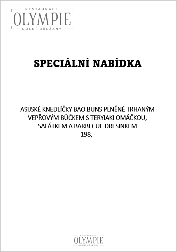 Speciální nabídka